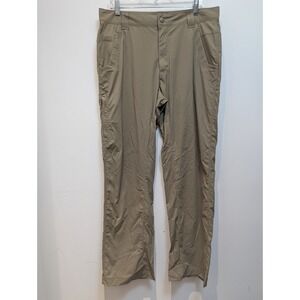 Royal Robbins Women's Size 14 Tan Khaki Hiking Trail Trek Outdoor Pants Pockets